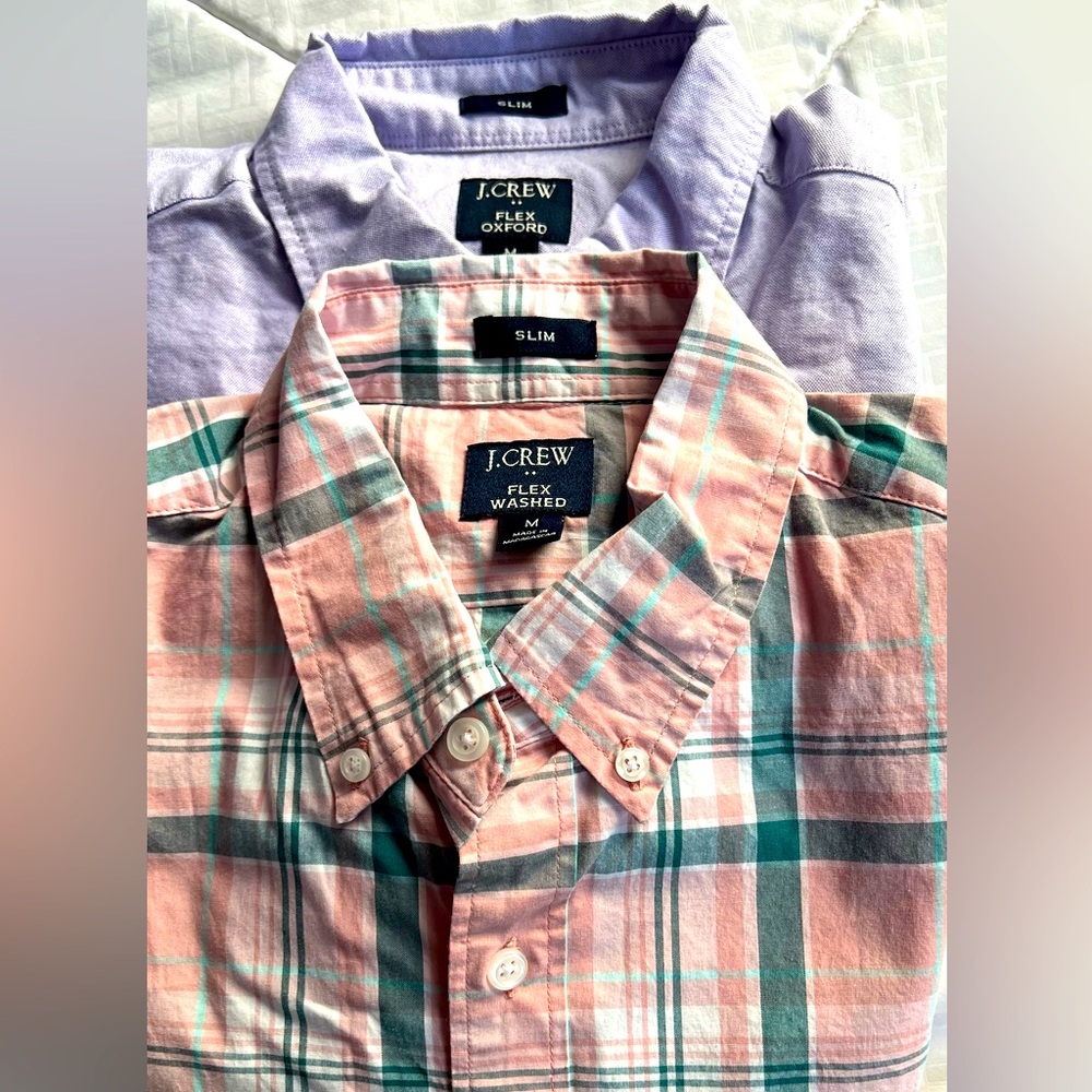 NWT 2 JCrew buttons down collar shirts by